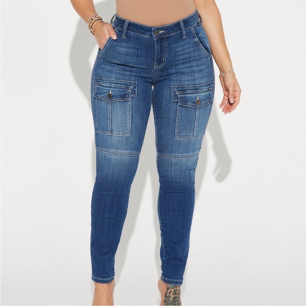Cello Stretch Cargo Skinny Jeans